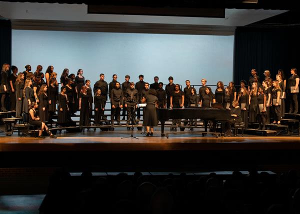 2023 All County Chorus Students Performing
